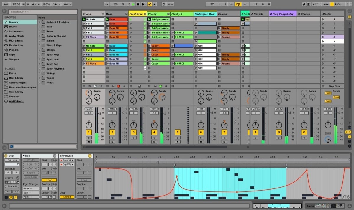 ableton session view