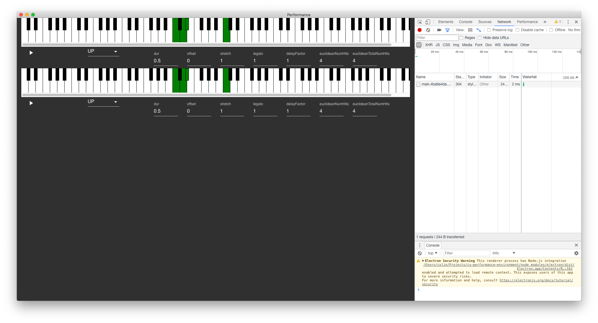debug interface (desktop)